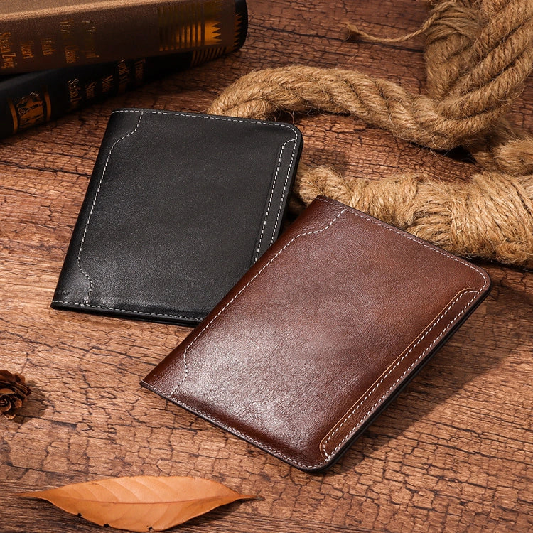 Full-Grain Leather Passport Holder Travel Wallet, Premium Leather Bag for Documents