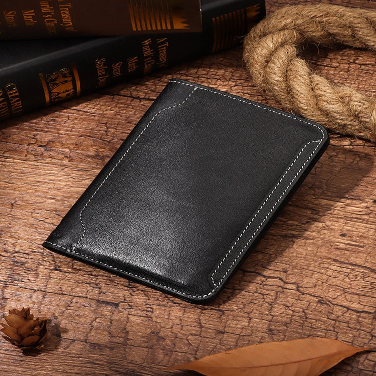 Full-Grain Leather Passport Holder Travel Wallet, Premium Leather Bag for Documents