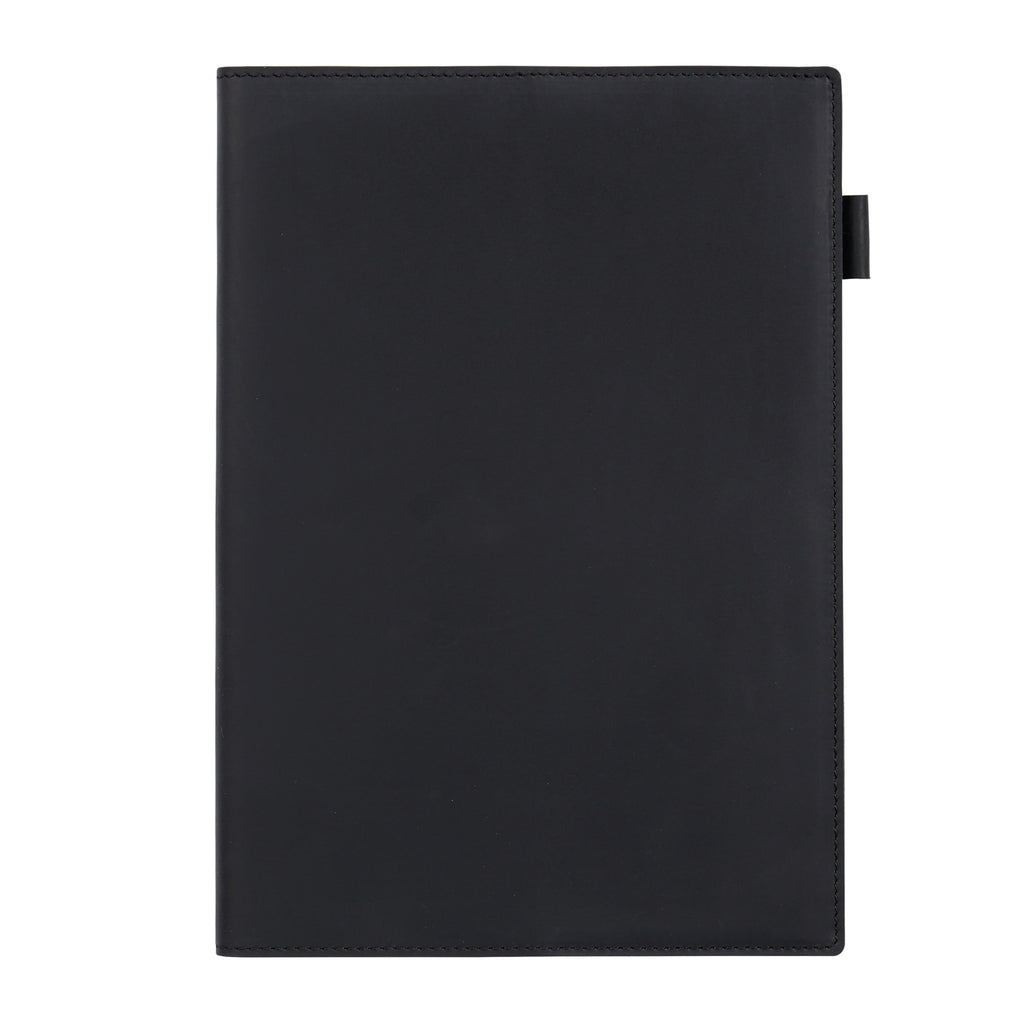 Premium Leather Notebook B5 Large Journal with Genuine Cowhide Cover, Business Planner Organizer, Classic Writing Notebook