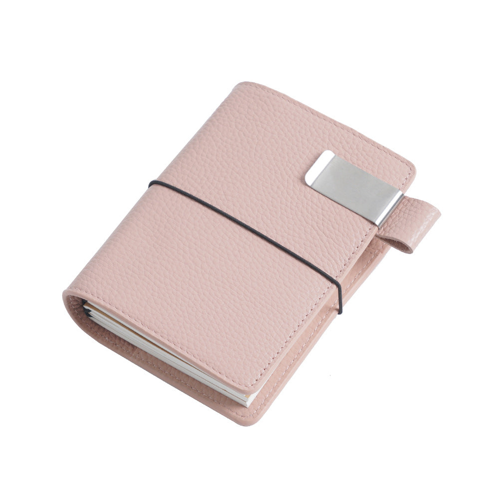 Leather Traveler's Notebook - Multi-Functional Journal with Card Holder & Refillable Paper System