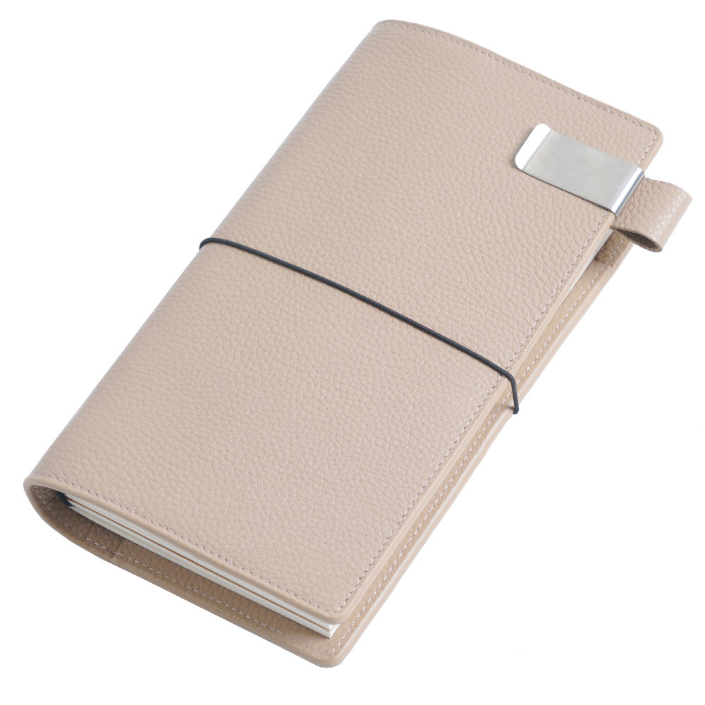 Leather Traveler's Notebook - Multi-Functional Journal with Card Holder & Refillable Paper System