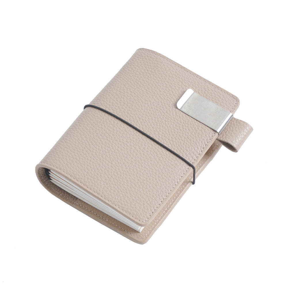 Leather Traveler's Notebook - Multi-Functional Journal with Card Holder & Refillable Paper System